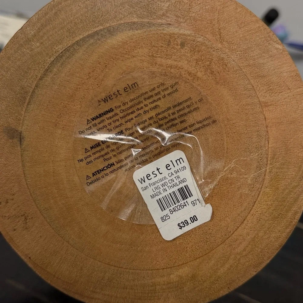 West Elm elegant wooden